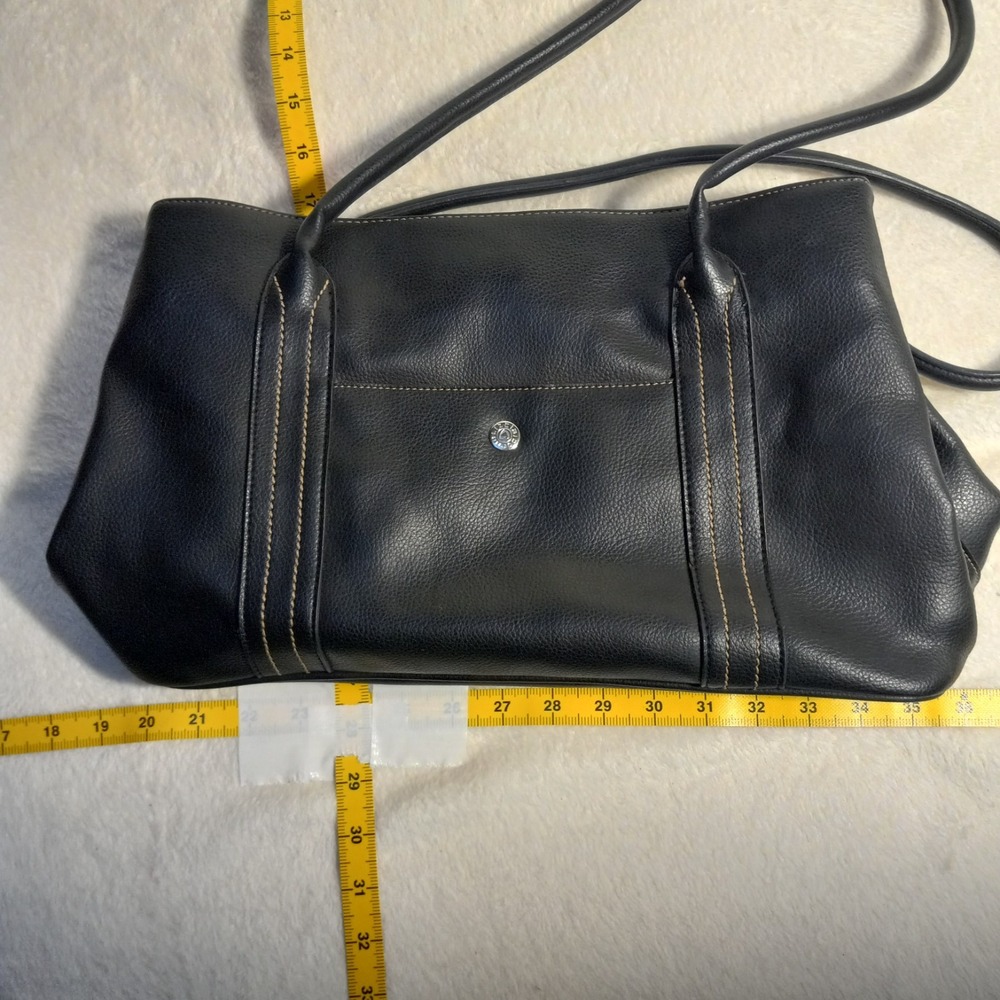 Black Liz Claiborne Purse Shoulder Bag Trendy Style 115060703 RN70272